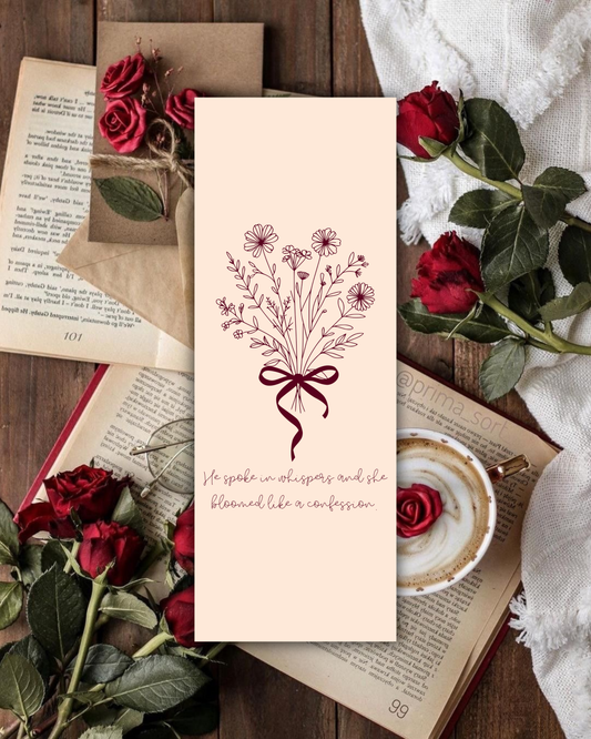 Blooming Confessions Bookmark