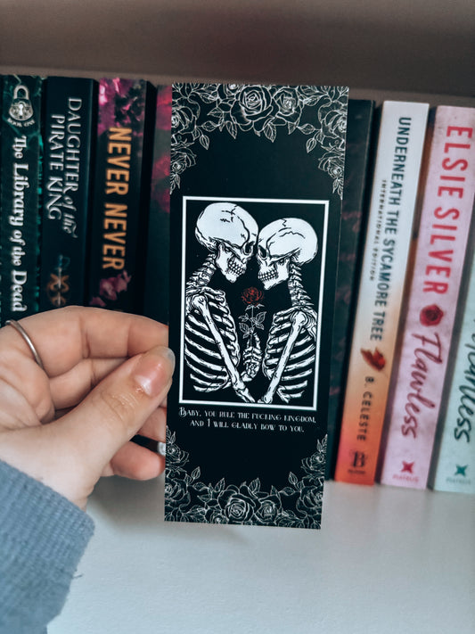 HA Inspired Dark Romance Bookmark (Red)