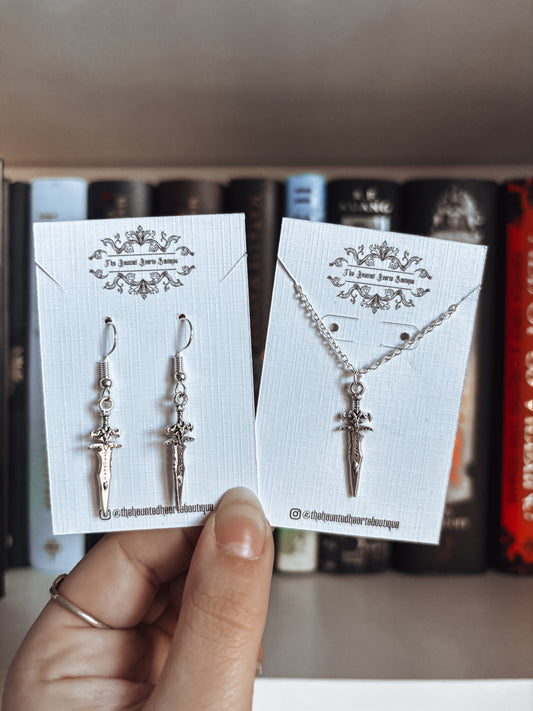Dagger Earrings/Necklace/Set