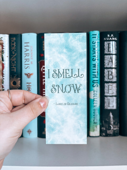 “I Smell Snow” Gilmore Girls Bookmark