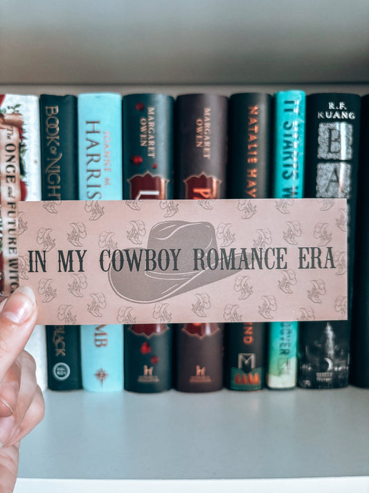 In My Cowboy Romance Era Bookmark