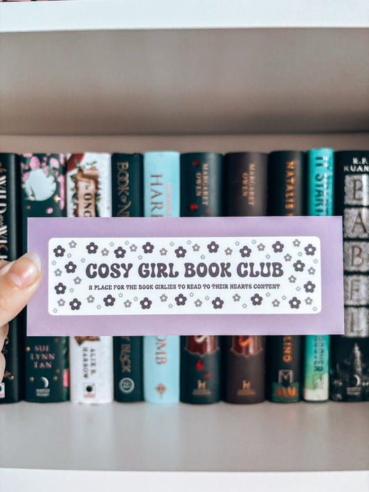 Cosy Girl Book Club Bookmark