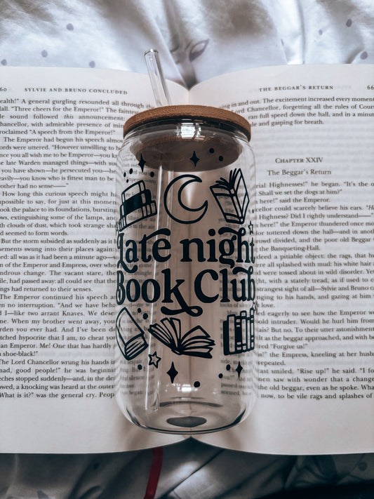 Late Night Book Club Cold Cup