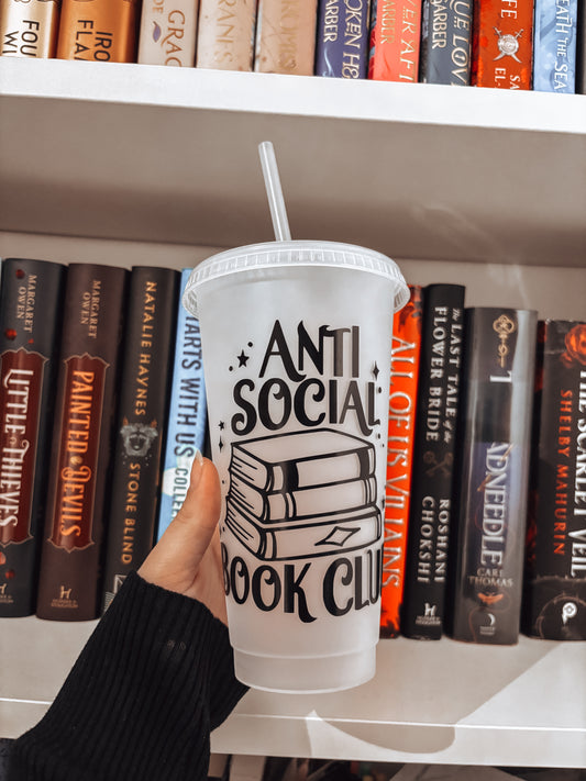Anti Social Book Club Cold Cup